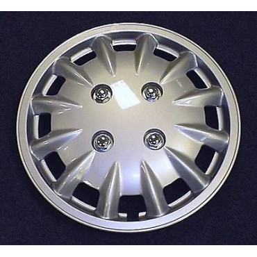 Pair Of Milenco Caravan 13" Silver Wheel Trims