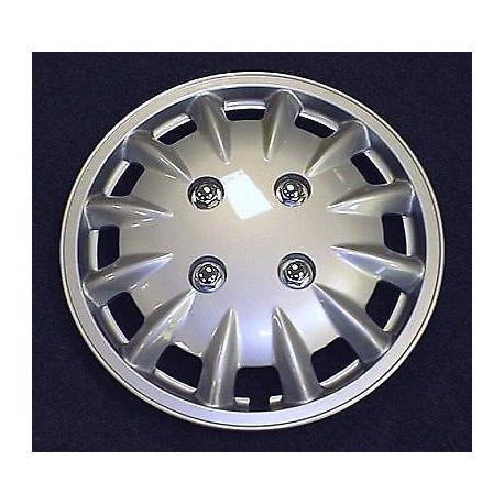 Pair Of Milenco Caravan 13" Silver Wheel Trims