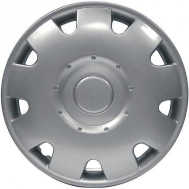 Pair Of Jupiter Caravan 13" Silver Wheel Trims