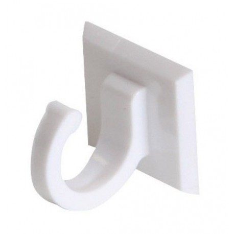 Flexpand Self Adhesive Small White Cup Hooks - Pack Of Four