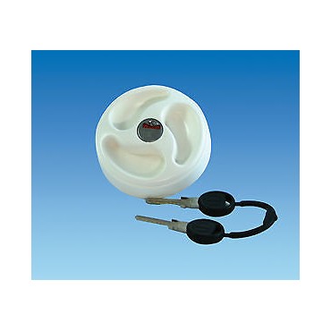 Replacement White Water Filler Cap C/W Keys