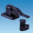 Black Plastic Stable Door Fastener / Retainer