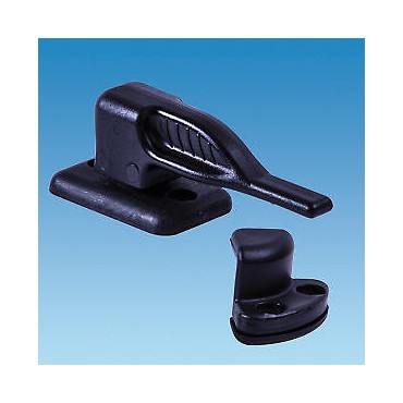 Black Plastic Stable Door Fastener / Retainer