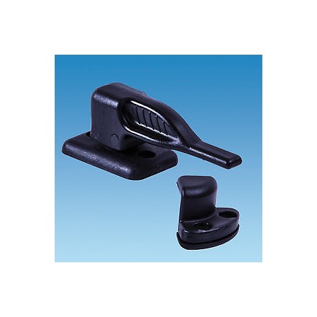 Black Plastic Stable Door Fastener / Retainer