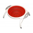 Sunncamp Camping Housewares Collapsible Silicone Colander with Legs