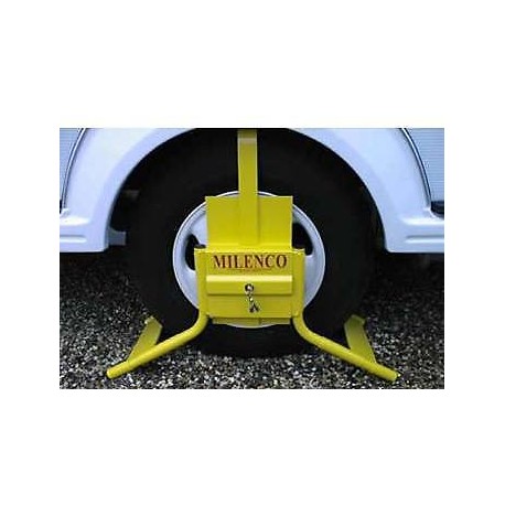 Milenco C13 Wheel Clamp - Fits 13" Single Axle & 14" Twin Axles