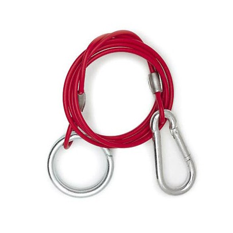 Caravan Trailer Red Breakaway Cable With Split Ring