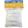 Kampa Awning Tent Guy Line - 4 x 4M White