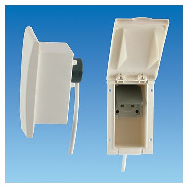 Flush Fitting 240v "Truma Design" Oblong Outlet