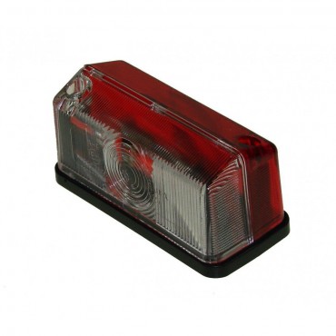 Caravan Trailer Side Marker Lamp Red/Clear