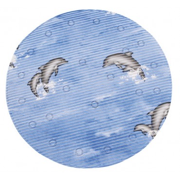 Comfratex Round Shower Mat - Dolphin