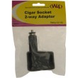 Cigar Lighter Socket Two Way Adaptor - 2 Into 1