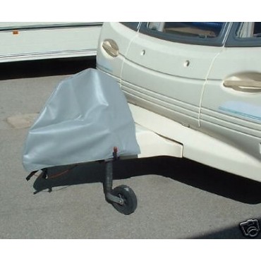 Caravan Deluxe Hitch Cover - Grey - Buckle Fastenings