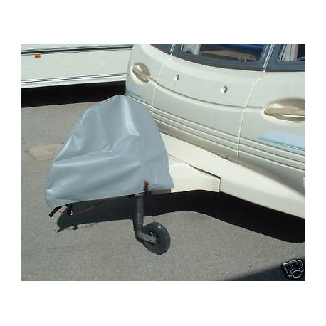 Caravan Deluxe Hitch Cover - Grey - Buckle Fastenings