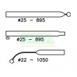 Caravan Awning Alloy Roof Stretching Bent Pole 25/22mm 210-270cm