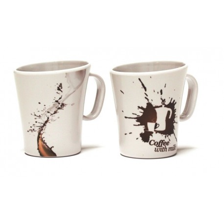 Melamine Drinking Mugs - Set of Two - Cremon 