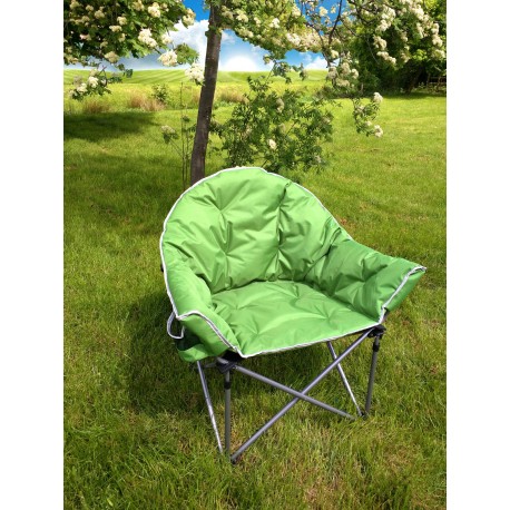 Crusader Comfort Extra Padded Folding Tub Camping Chair