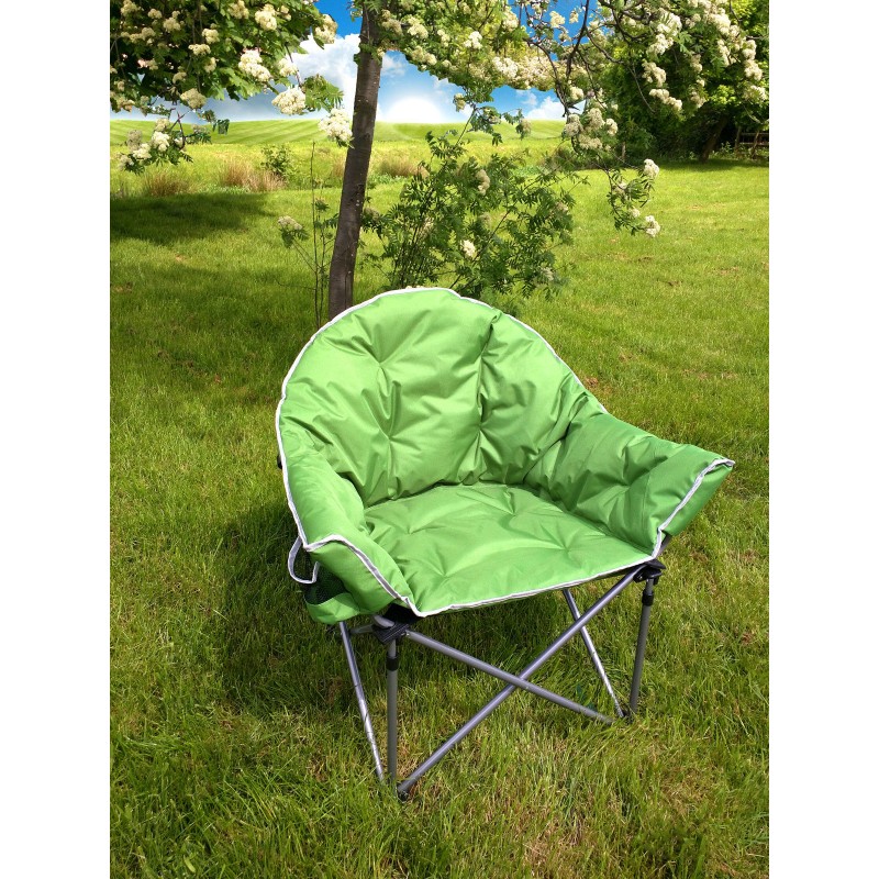 Crusader Comfort Extra Padded Folding Tub Camping Chair Caravan