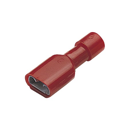 Push On Terminal 6.35mm 12v Female Insulated - Pack Of Three