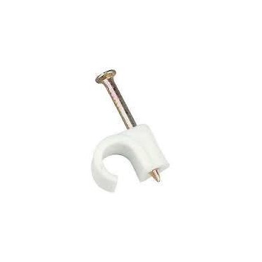 10mm Cable Clip Round - Pack Of 9
