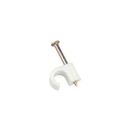 10mm Cable Clip Round - Pack Of 9