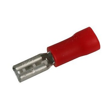 Push On Terminal 2.8mm 12v Female Insulated - Pack Of Four