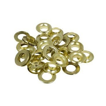 Brass Eyelets 1/2" (13mm) - Pack Of Ten