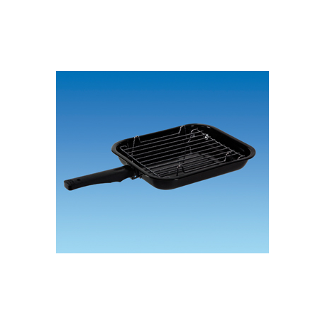 Caravan / Camper Ideal Size Compact Grill Pan with Trivet & Handle