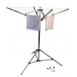 Kampa Compact 4 Arm Rotary Airer / Washing Line, Foot & Bag