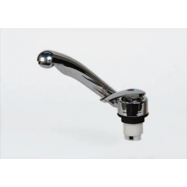 Reich Twist Mixer Tap Chrome Finish 90mm Left Handed Spout