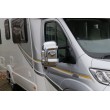 Milenco Ducato / Boxer /  Relay Motorhome Long Arm Chrome Mirror Protector Cover