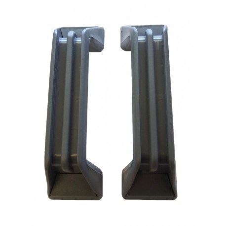 Zadi Grab Handles x 2 - Grey - 137mm Hole Centres