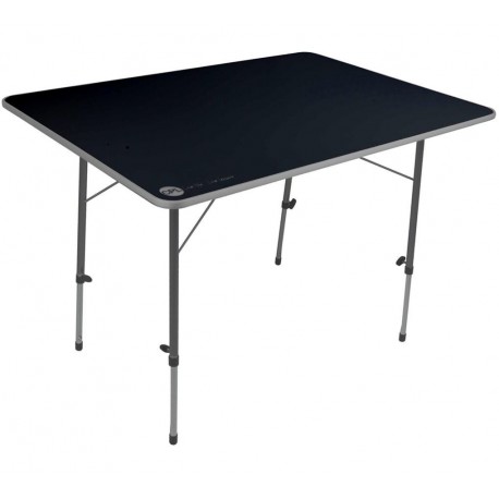 Adjustable Legs Compact Camping Table - 80cm x 60cm