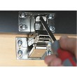 Hafele Swing Up Flap Hinge, for Mounting with Panel, Opening Angle 90°