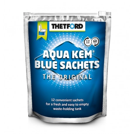 Thetford Aqua Kem Blue Sachets - Pack of 12 -