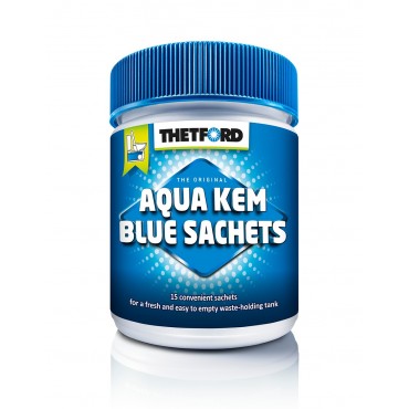Thetford Aqua Kem Blue Sachets - Tub of 15