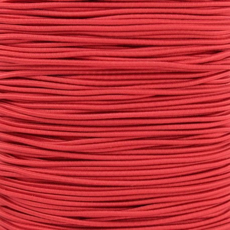 Elastic Shock Cord Tent Pole Bungee -  5mm - Red - Per Metre