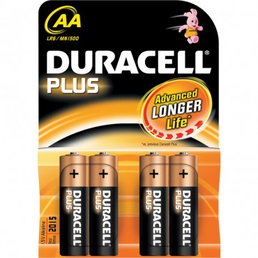 Duracell Batteries AA Pack Of 4