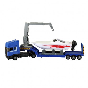 Toy Power Boat & Transporter