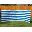 Quest Shetland 5 Pole Blue Stripe Windbreak