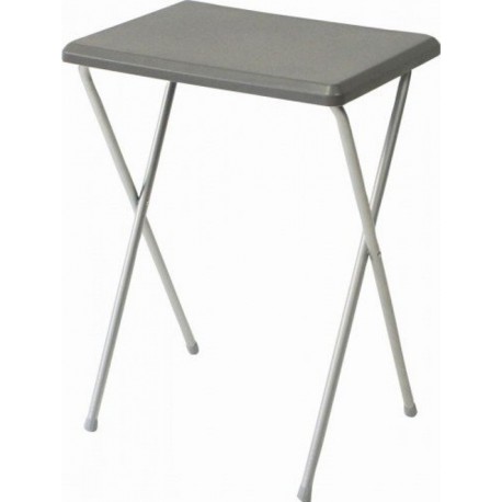 Quest Fleetwood Senior High Folding Camping Table - Grey