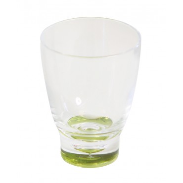 Low Polycarbonate Tumbler 'Glass' - Lime