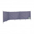 Blue Diamond 7 Pole Windbreak - Navy / Cream Stripe