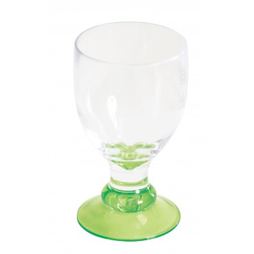 10% Off 2 or More - Polycarbonate Goblet 'Glass' - Lime