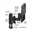 VP TV Wall Bracket - Single Arm Quick Release