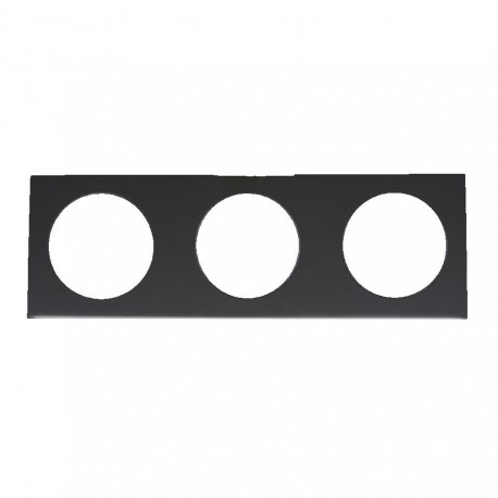 Berker Triple Frame - Pure Design - Gloss Black