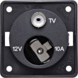 Berker 12v Cigar & TV Point Socket