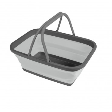 Kampa Small Folding Silicone Washing Up Bowl - Grey