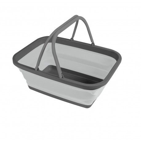 Kampa Small Folding Silicone Washing Up Bowl - Grey