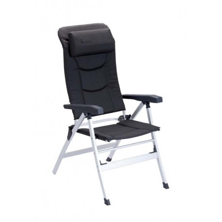 Isabella Thor Reclining Camping Chair - Dark Grey